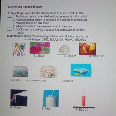 Directions: Write T if the statement is TRUE and F if it is  .